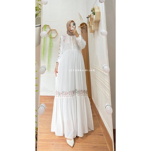 Reyna-005 Gamis Cerutty Babydoll Bordir